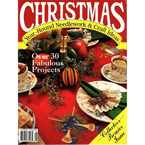 Christmas Year Round Needlework and Craft Ideas Premier Issue 30 Projects - Picture 1 of 3